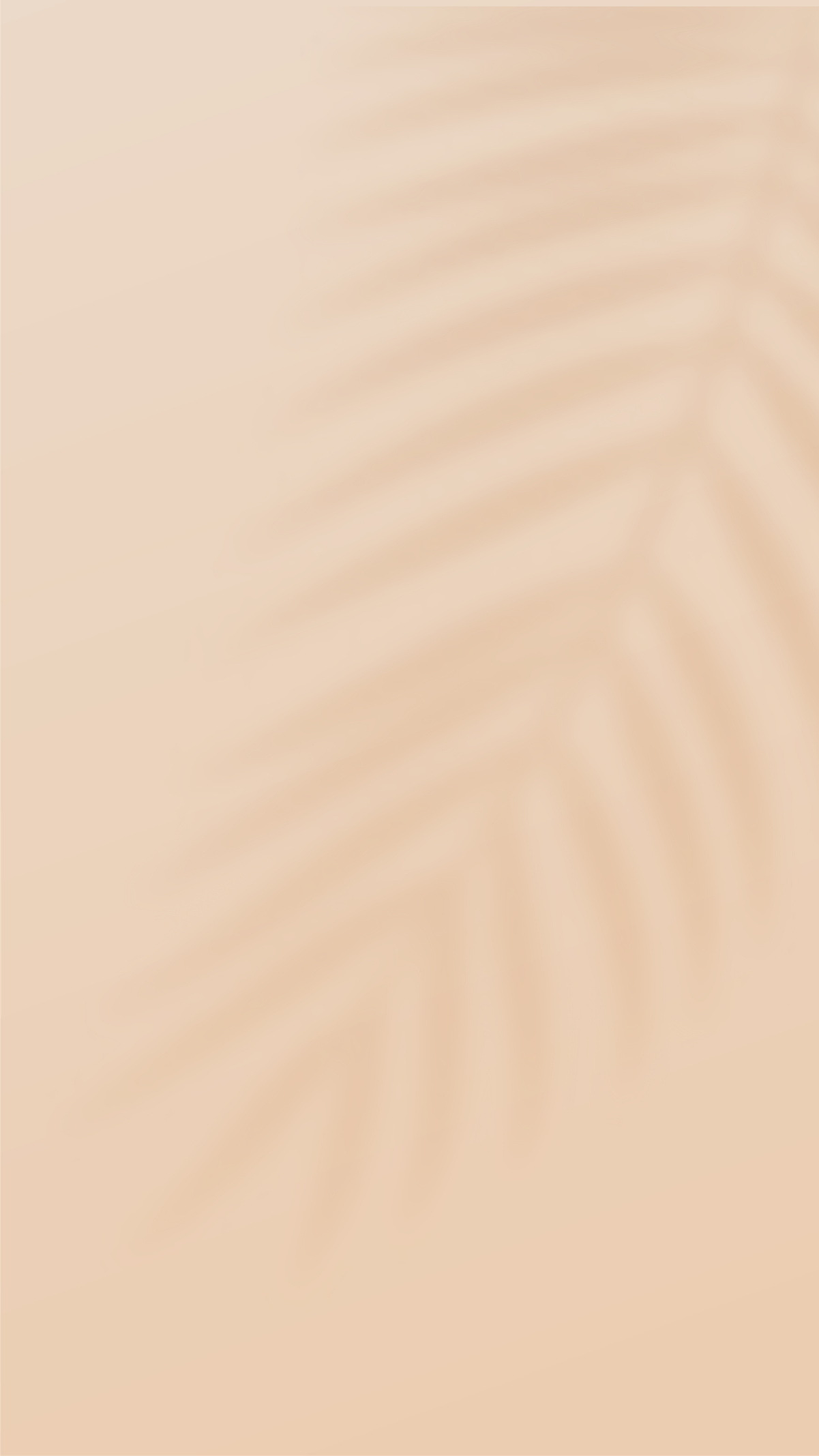 Palm Shadow on Beige Background
